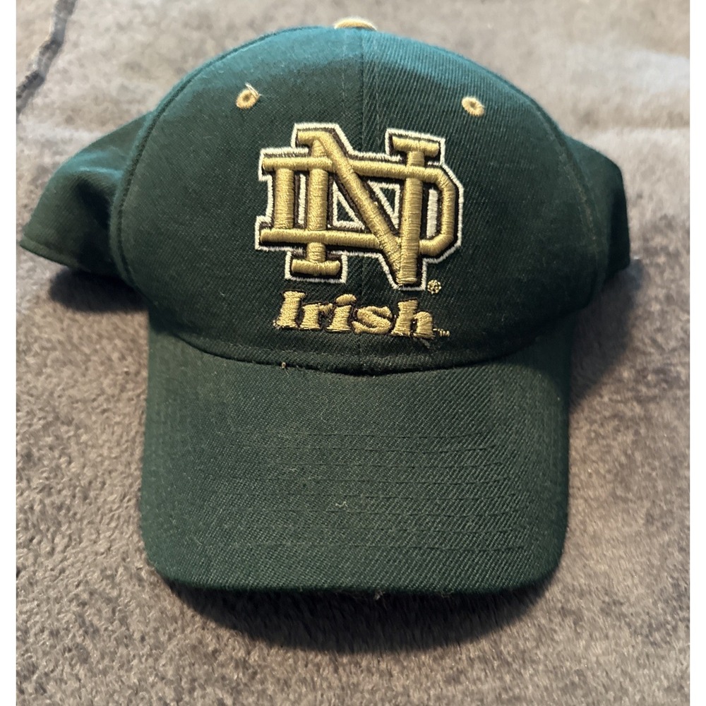 Vintage Notre Dame Fighting Irish Zephyr Hat - NCAA Football 7 1/8 Fitted Cap Op